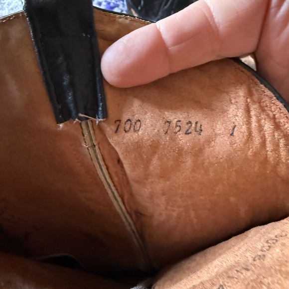 El General Black Embossed Cowboy Boots - Picture 11 of 11